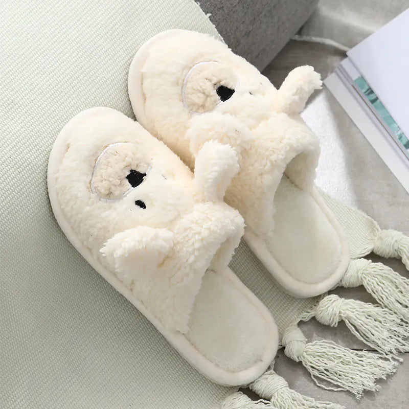 Pantuflas de oso para invierno