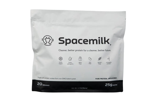 Spacemilk Single Cell Protein Powder – Only 1 Ingredient Unflavored Vegan Complete Protein Allergen Free Soy Free Gluten Free Dairy Free Keto & Non GMO